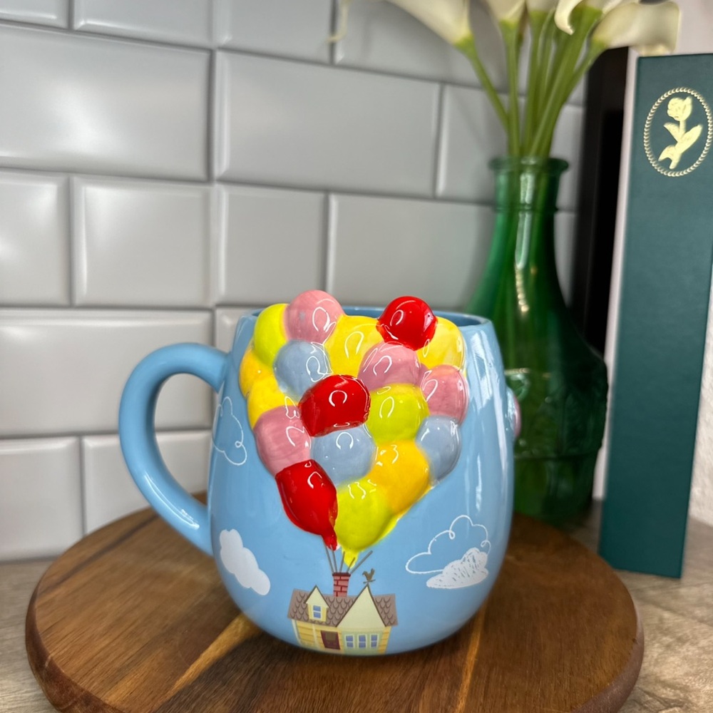 Viral Disney Pixar 3D Hand Painted UP Mug 🩵🏡